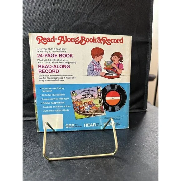 Vintage 1984 THE GET ALONG GANG AND THE MISSING CABOOSE Read Along BOOK ONLY - Picture 7 of 9